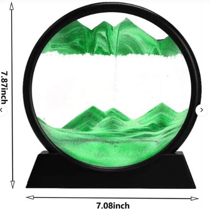 3D Moving Sand Mountain Lamp With Stand - My Store