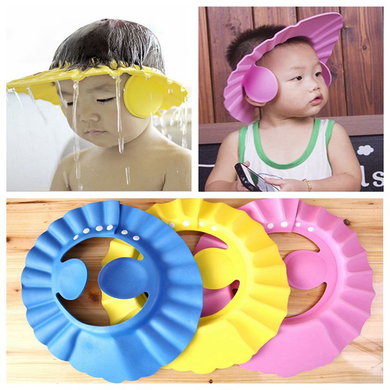 Baby Shower Cap With Ear Protector - My Store