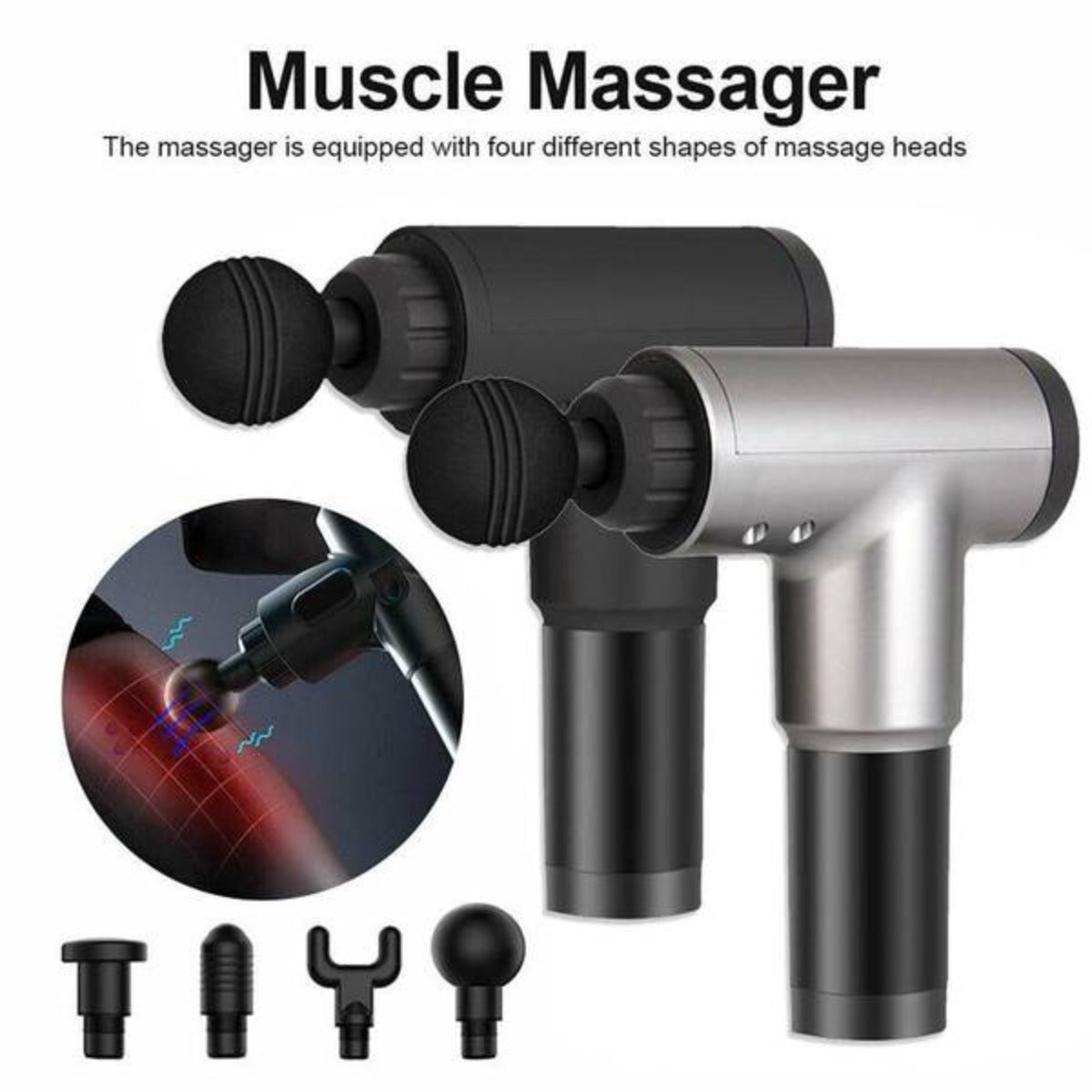 Fascial Deep Muscle Fitness Chargeable gun Massager - My Store